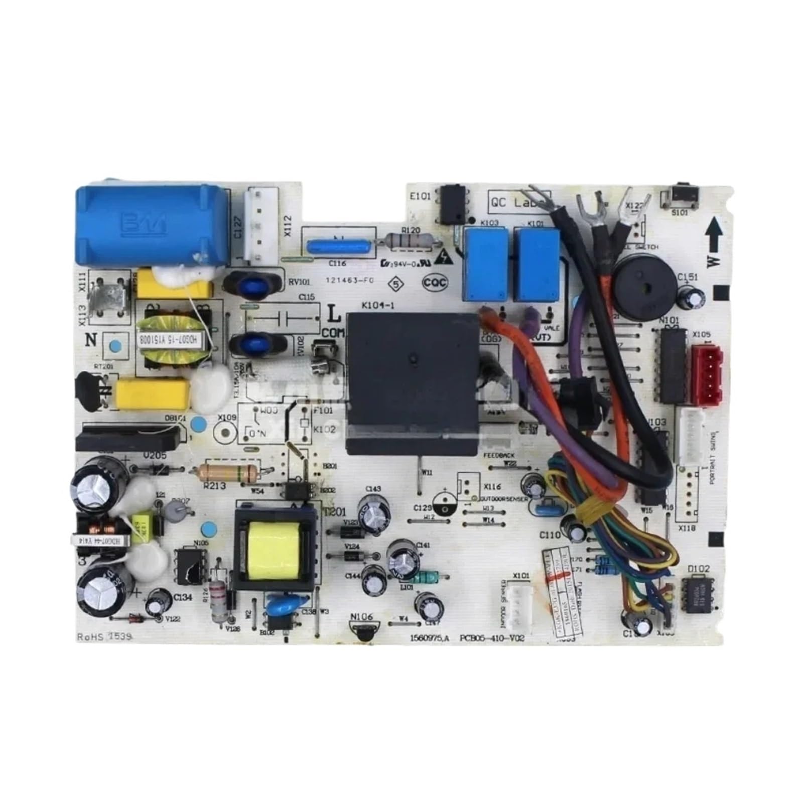 Scheda di controllo del condizionatore d'aria, compatibile con Hisense, PCB05-410-V02 1560975.A Elemento elettronico PCB circuito(Type A)