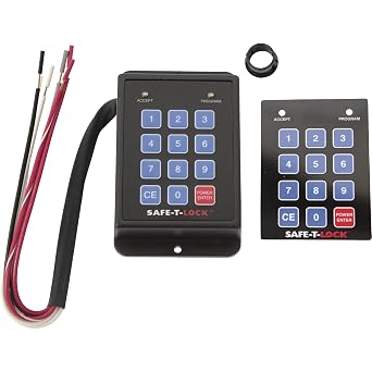 K&M Safe-T-Lock Programmable Security Lock - 99 Programmable Codes, Model Number 3187