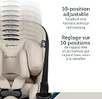 Safety 1st EverSlim 4-in-1 Siège auto tout-en-un convertible, enfant à tout-petit, face arrière et avant, mode amplificateur, booster sans dos, Ajustements 3 De l'autre côté, siège lavable, 10 années, Dunes Edge