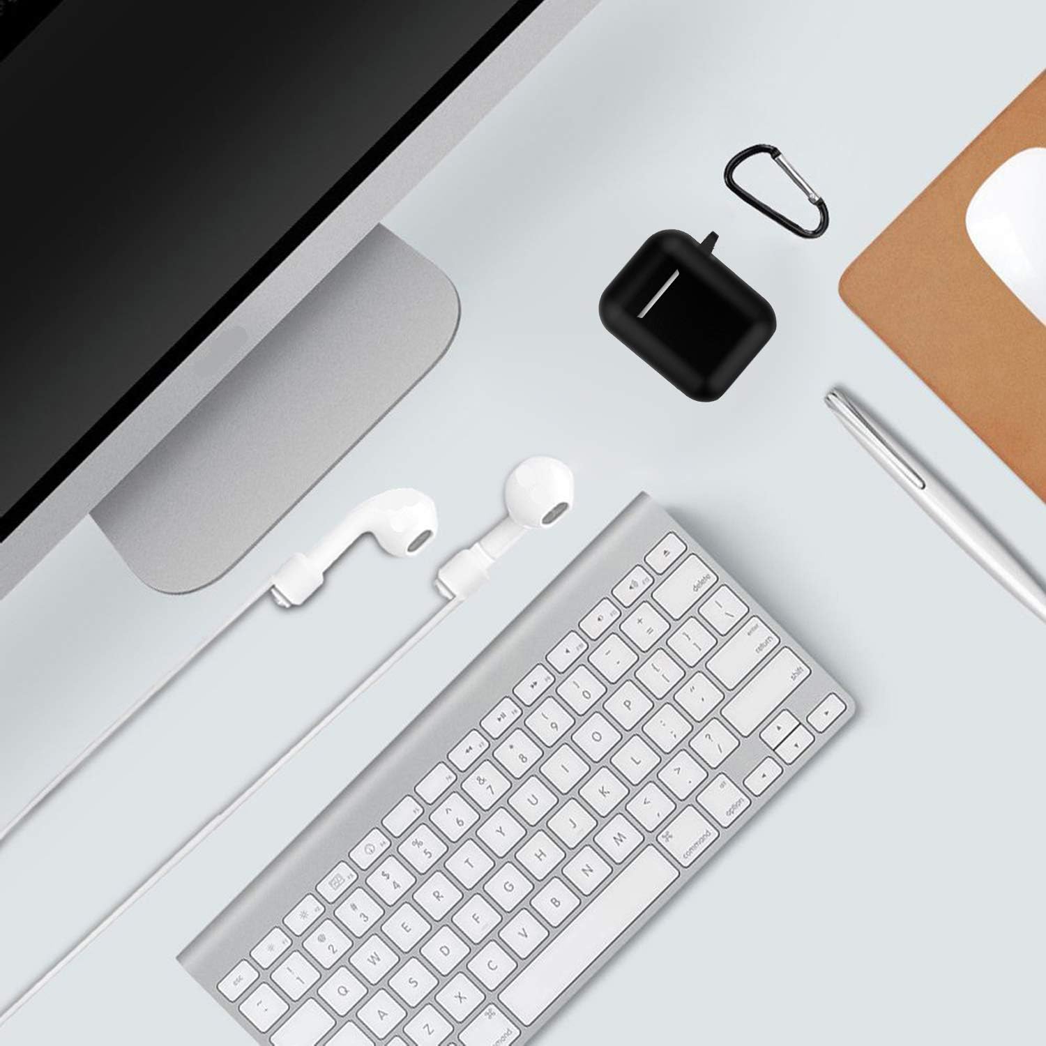 Best Coffea Protective Silicone Case with Keychain for Apple AirPods 1 & 2 (Front LED Not Visible) (Black) Discount 90% Coffea Protective Silicone Case with Keychain for Apple AirPods 1 & 2 (Front LED Not Visible) (Black)