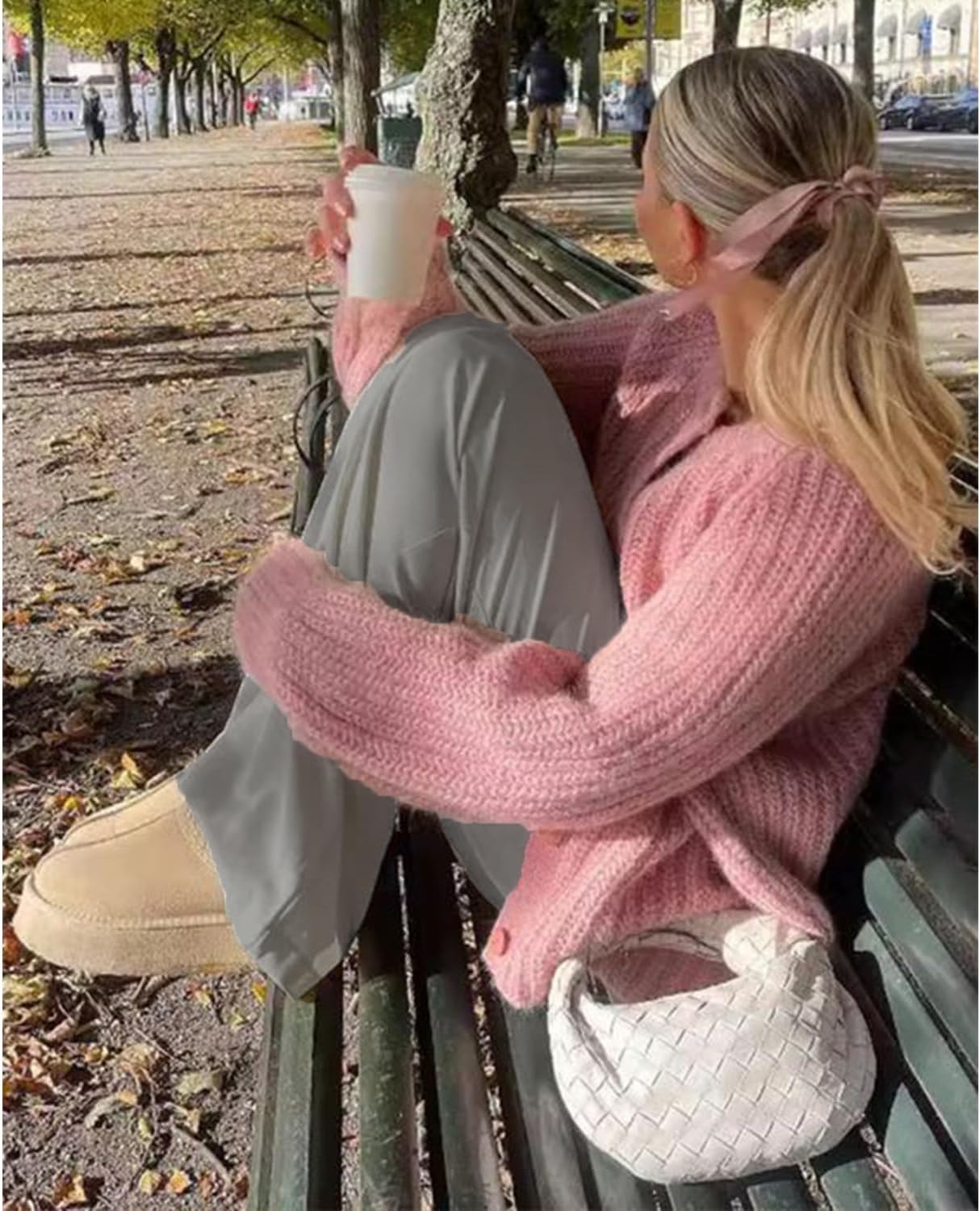 NEW YOUNG 3 Pack Women's Wide Leg Pants with Pockets High Waist Loose Sweatpants Casual Lounge Yoga Workout Palazzo - Image 3