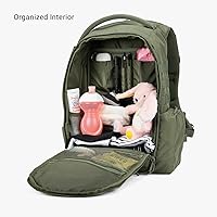 Vista 8 de Tactical Baby Gear Daypack - Bolsa de pañales + portabebés táctico Grado militar, compatible con MOLLE, resistente al agua, portabebés ergonómico