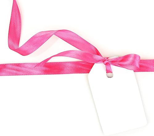 Miniatura 6 de LIUYAXI Cinta de satén rosa intenso, doble cara de 12 pulgada x continua de 25 yardas, perfecta para envolver regalos, lazos, ramos, bodas,