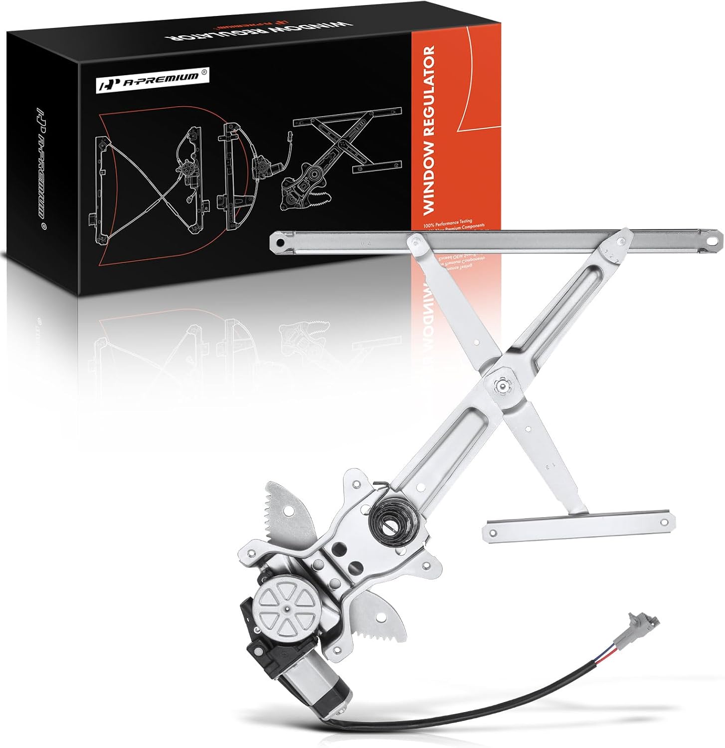 A-Premium Electric Power Window Regulator with Motor Compatible with Toyota 4Runner 1990 1991 1992 1993 1994 1995, Sport Utility, Front Left Driver Side