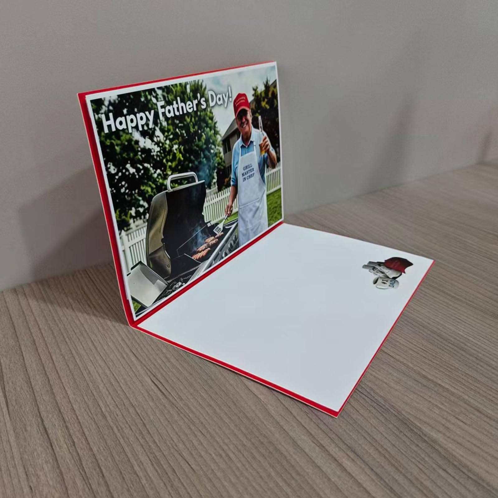 Set de 5 Tarjetas de Día del Padre, Tarjetas de Felicitación 3D Pop Up Divertidas con Sonido y Voz Realista que Habla, Tarjetas para Padres y Maridos, Abuelos, Cumpleaños para Hombres