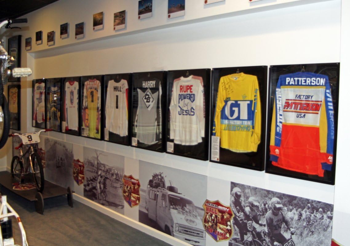 FERGRELM Jersey Display Case Shadow Box Black Shadow Jersey Shirt Frame