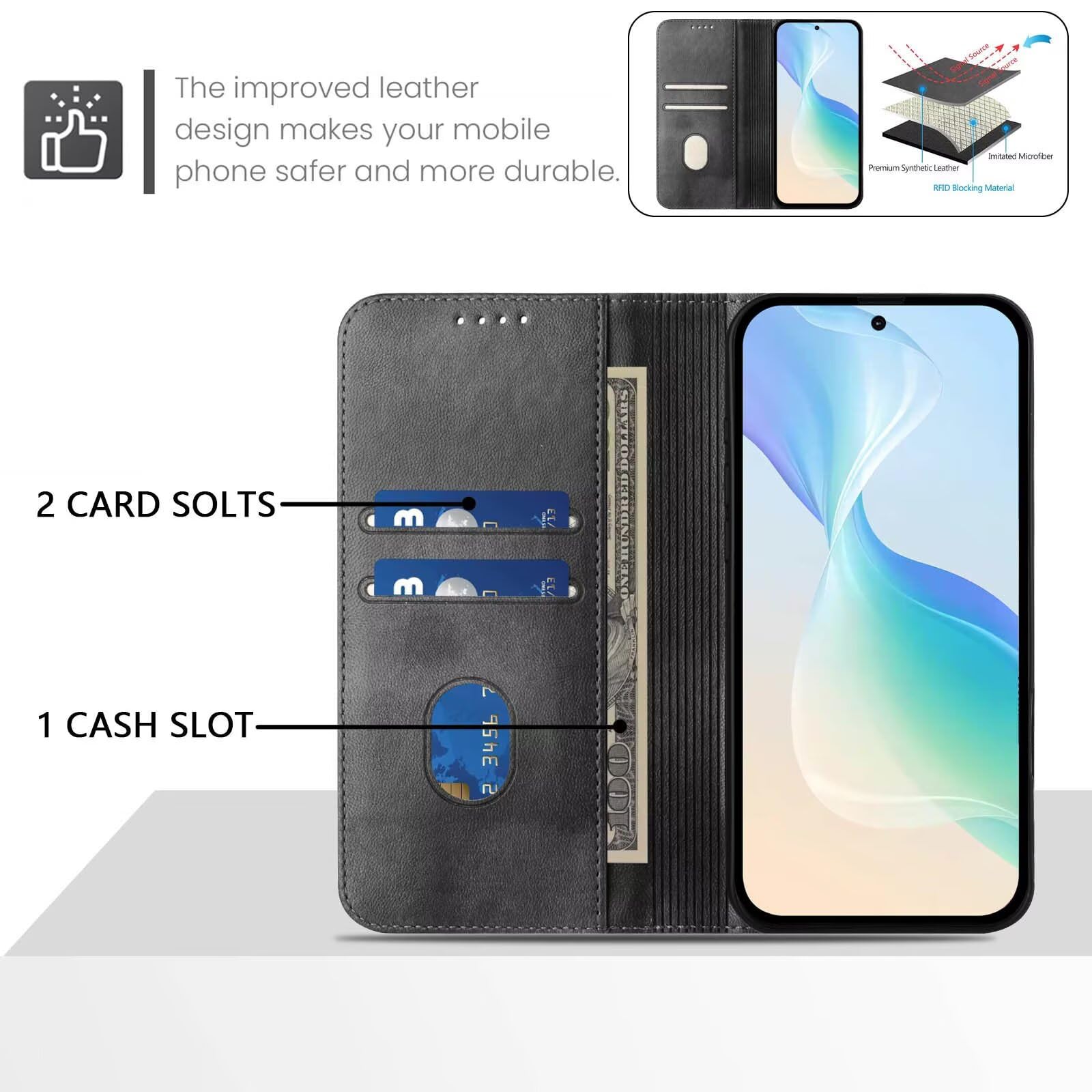 Custodia Magnetica Elegante per Huawei P Smart 2021 - Juoda