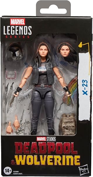 Marvel Legends Series, X-23, Deadpool & Wolverine de Marvel Studios, Figura Coleccionable a Escala de 15 cm Inspirada en la película - 1