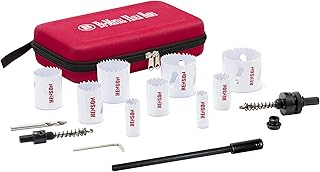 Sponsored Ad - Bi-Metal Hole Saw Kit, 16-Piece General Purpose, Increased Cutting Depth Ideal for Wood, Metal, PVC, Alumin...