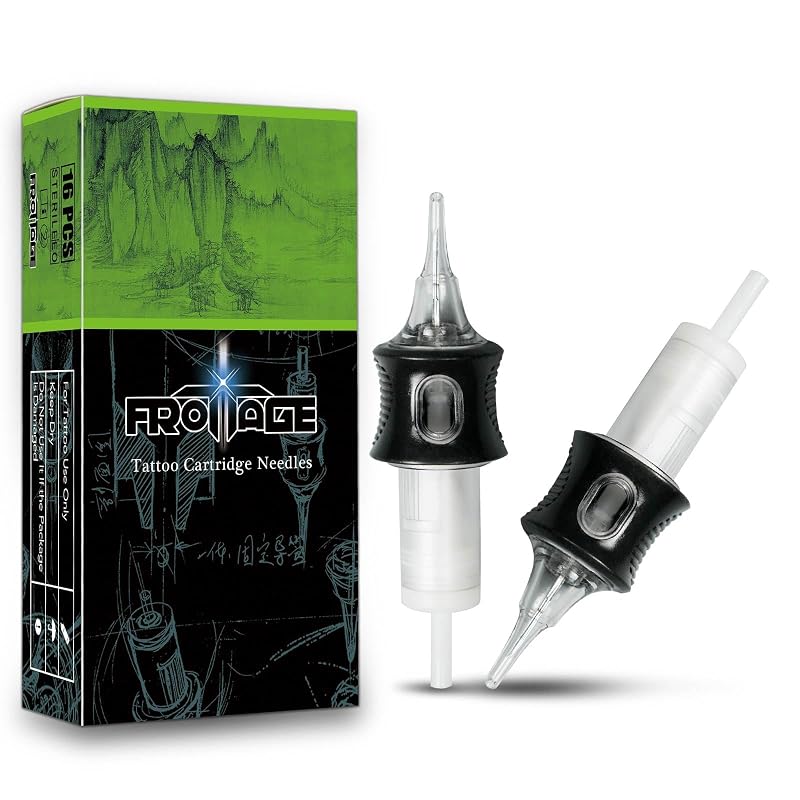 Agulhas cartucho para tatuagem FROTTAGE Dragoart 5RS Round Shader, 16 unidades (1205RS)