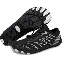 Barefoot Water Shoes for Women Men, Quick Dry Aqua Beach Shoes with Wide Toe Box, Non-Slip for Swim Surf Diving Hiking Gym