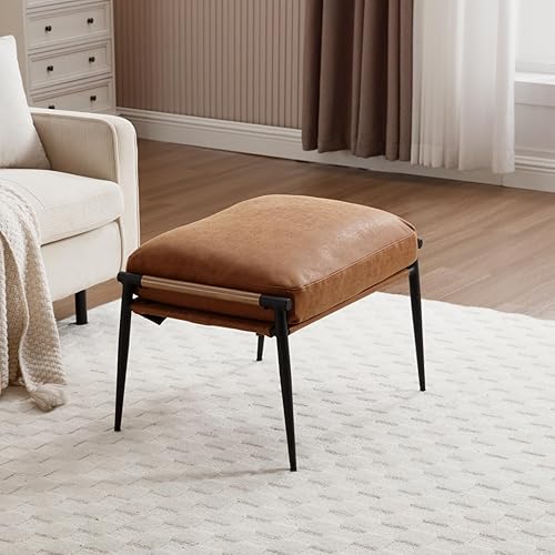 Miniatura 40 de DUOMAY Silla decorativa moderna Mid-Century, cómoda silla de sherpa para sala de estar, dormitorio, oficina, sillón de respaldo medio con patas de