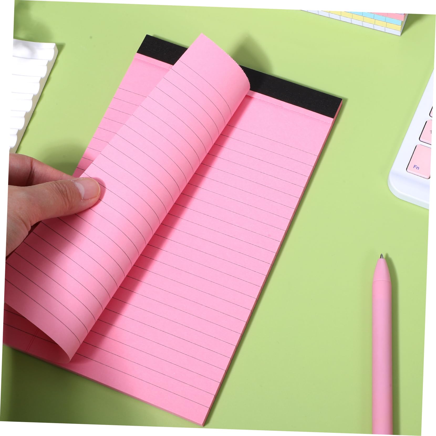 Blocco Note A5 10 Confezioni in Carta 50 Fogli a Righe | Tratteggio Puntinato Superiore, Strappo Facile, per Disegno e Annotazioni Pratiche