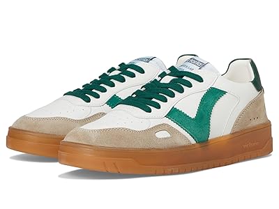 victoria Seul Leather/Suede Caramel Athletic Shoes Verde 