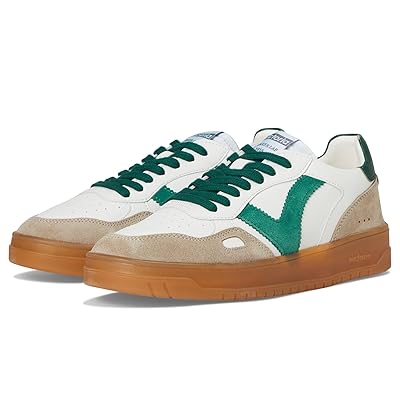 victoria Seul Leather/Suede Caramel Athletic Shoes Verde