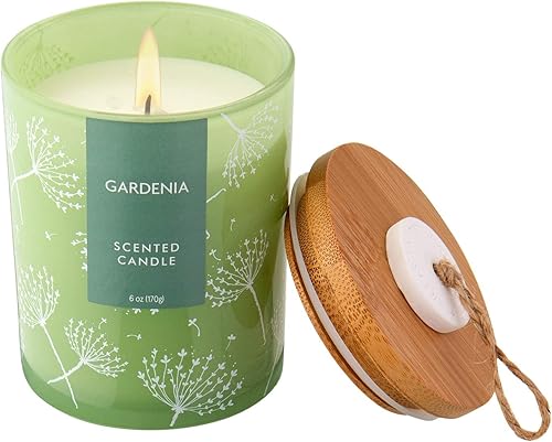 Miniatura 3 de Gardenia - Velas perfumadas para el hogar de larga duración, velas de aromaterapia de soja, regalos para mujeres, ayuda a relajar, alivio del