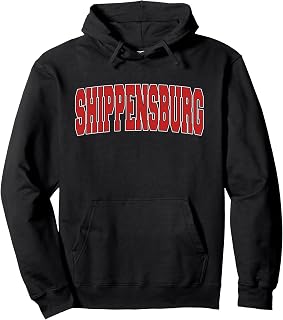 SHIPPENSBURG PA PENNSYLVANIA Varsity Style USA Vintage Sport Pullover Hoodie