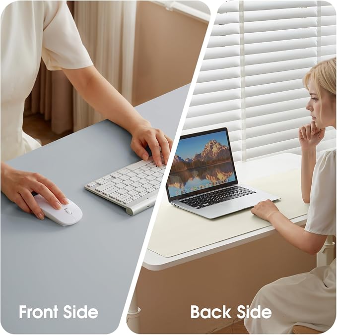 Protector de escritorio de cuero sintético ZTIONHD 90x43 cm antideslizante miniatura 9