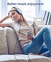 Vista 6 de Cable de audio Lightning a 0.138 pulgadas (3.5mm) de 6 pies, JSAUX [certificado Apple MFi] auriculares para iPhone, cable auxiliar Lightning Negro