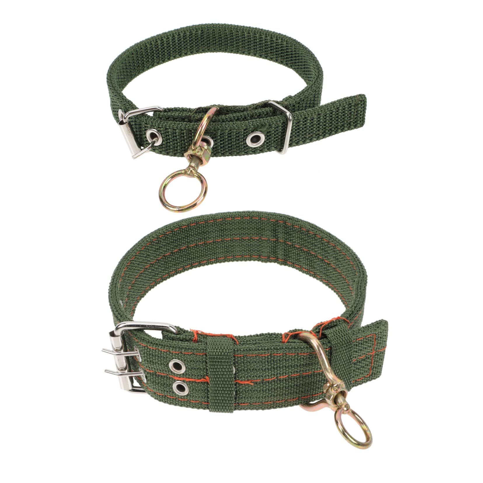 Generic 2Pcs Canvas Sheep Collars Comfortable Livestock Safety Collars with Design for Fun for Sheep Animal Husbandry Supplies