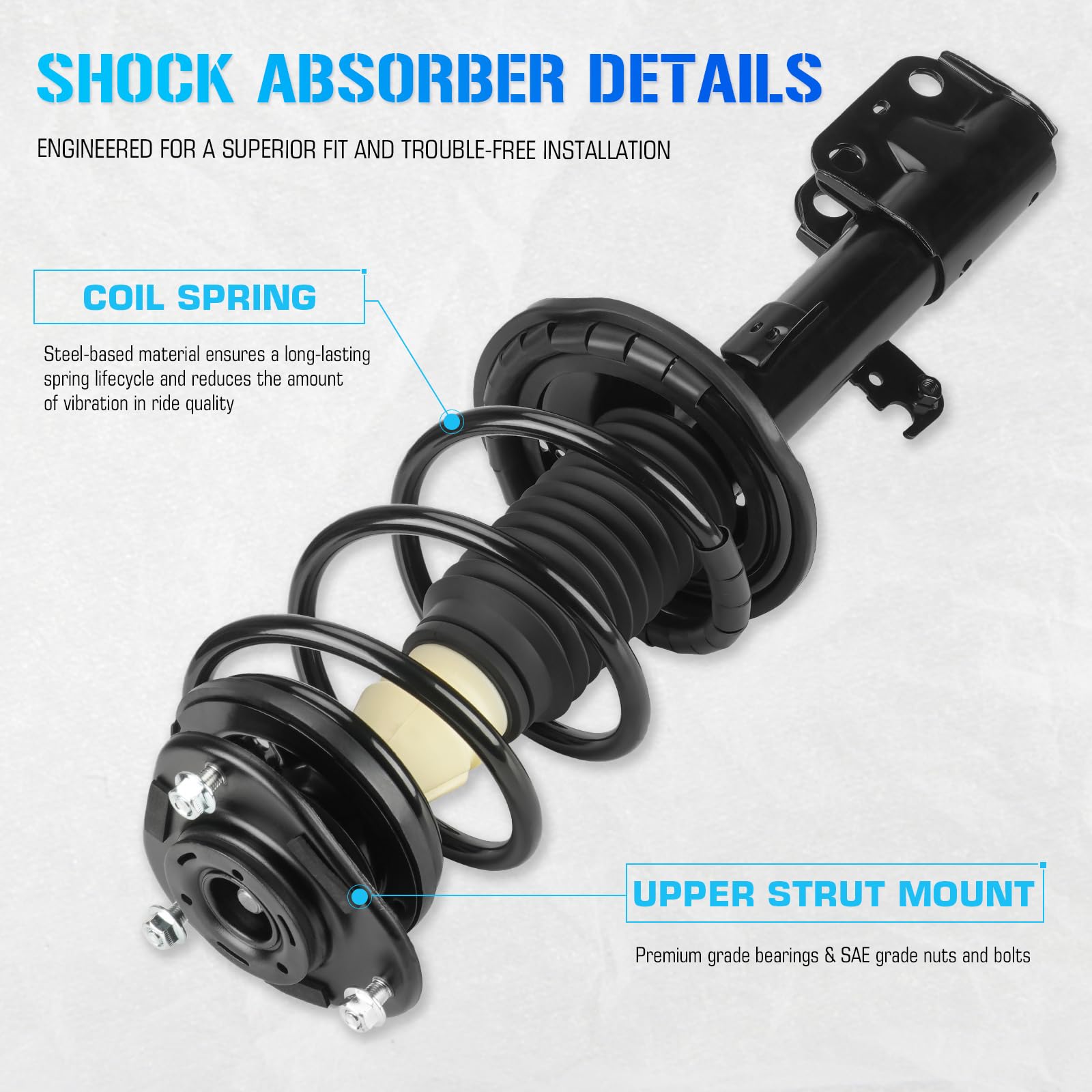 PAIRE D'ENTRETOISES DE suspension pneumatique avant OEM pour 4Matic PAIRE D'ENTRETOISES DE suspension pneumatique avant OEM pour 4Matic
