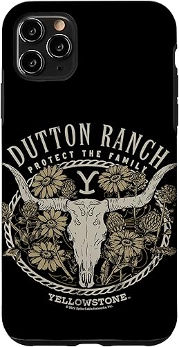 Vista 28 de Funda para iPhone 11 Yellowstone Dutton Ranch Steer Logo