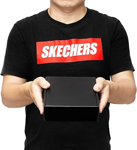 Miniatura 6 de Mcfleet Cajas de envío pequeñas negras de 6 x 6 x 2 pulgadas, paquete de 24 cajas de correo de cartón corrugado para pequeñas empresas, con bloqueo