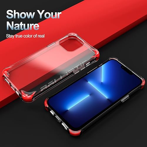 Miniatura 3 de Ballistic Funda transparente compatible con iPhone 13 Pro (solamente), con 1 protector de lente de cámara, 2 juegos contra esquinas caídas, funda