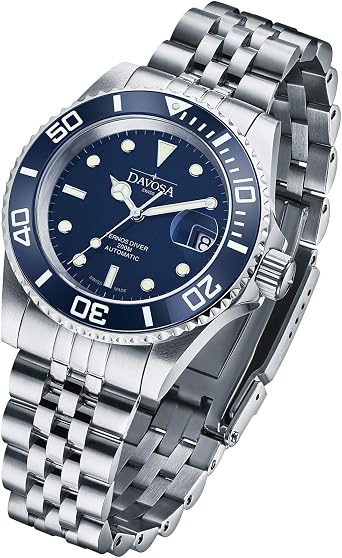 DAVOSA 161.555.04 Mechanical Automatic Date Waterproof Ternos Ceramic, Swiss Made