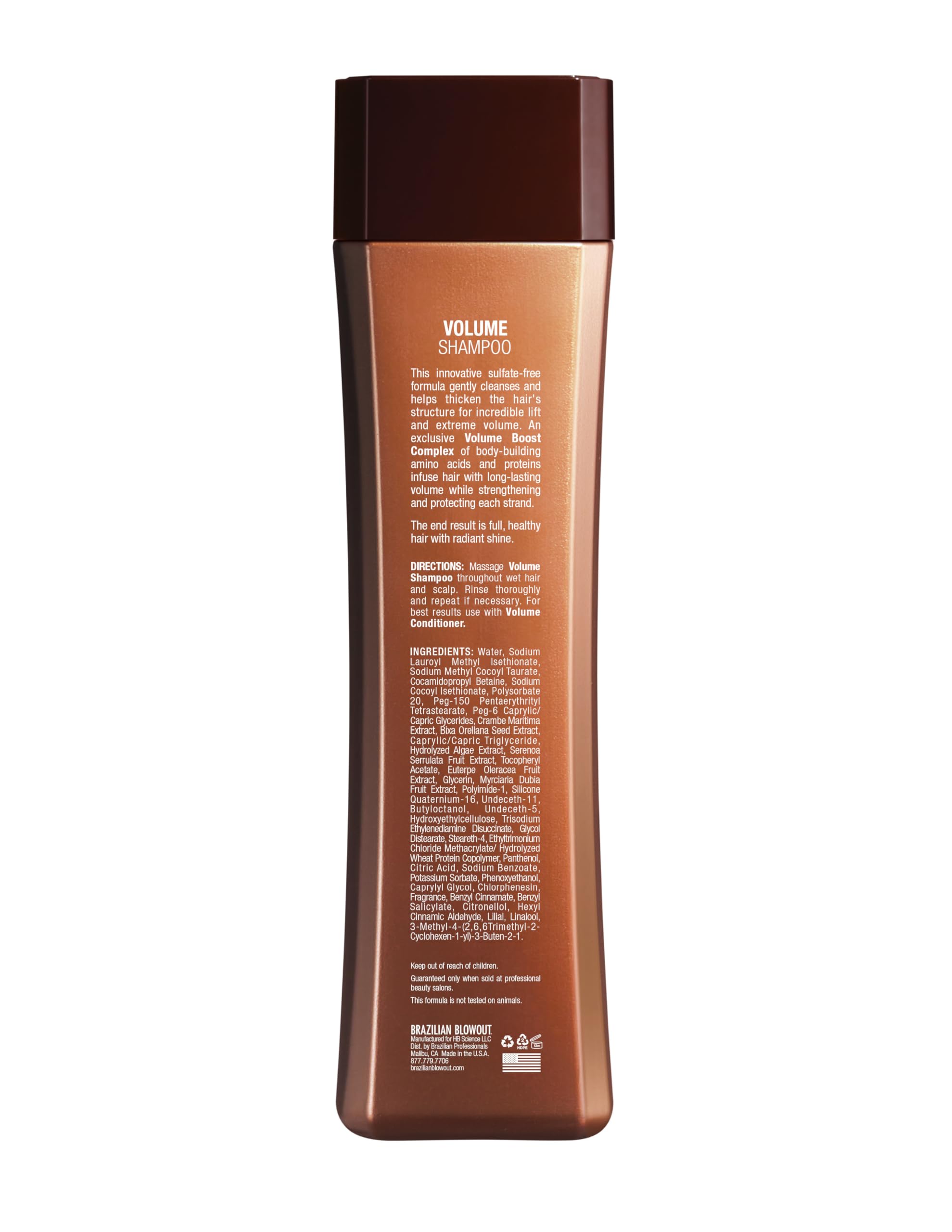 Brazilian Blowout Volume Shampoo, 12 Fl Oz (Pack of 1)
