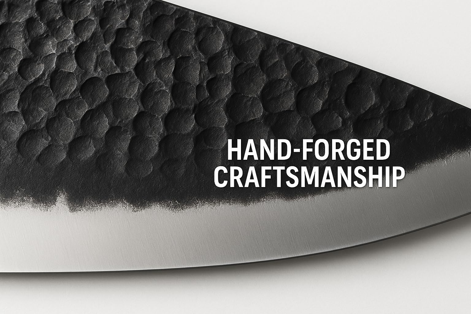 Machado Utility Knife | Hammered Stainless Steel Kitchen Knife with Wooden Handle | Sharp Multipurpose Knife for Cutting, Slicing & Chopping | Professional Chef & Home Use 4