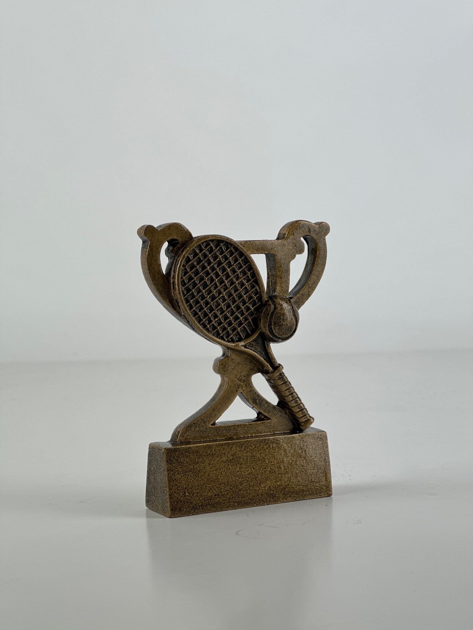 SilverTrophy Mini trofeo da tennis Gold Award, giocatore della partita, MVP, maggior parte degli assi, migliore: serve, rovescio e fronte, vincitore, più migliorato, rally più lungo, racchetta e palla