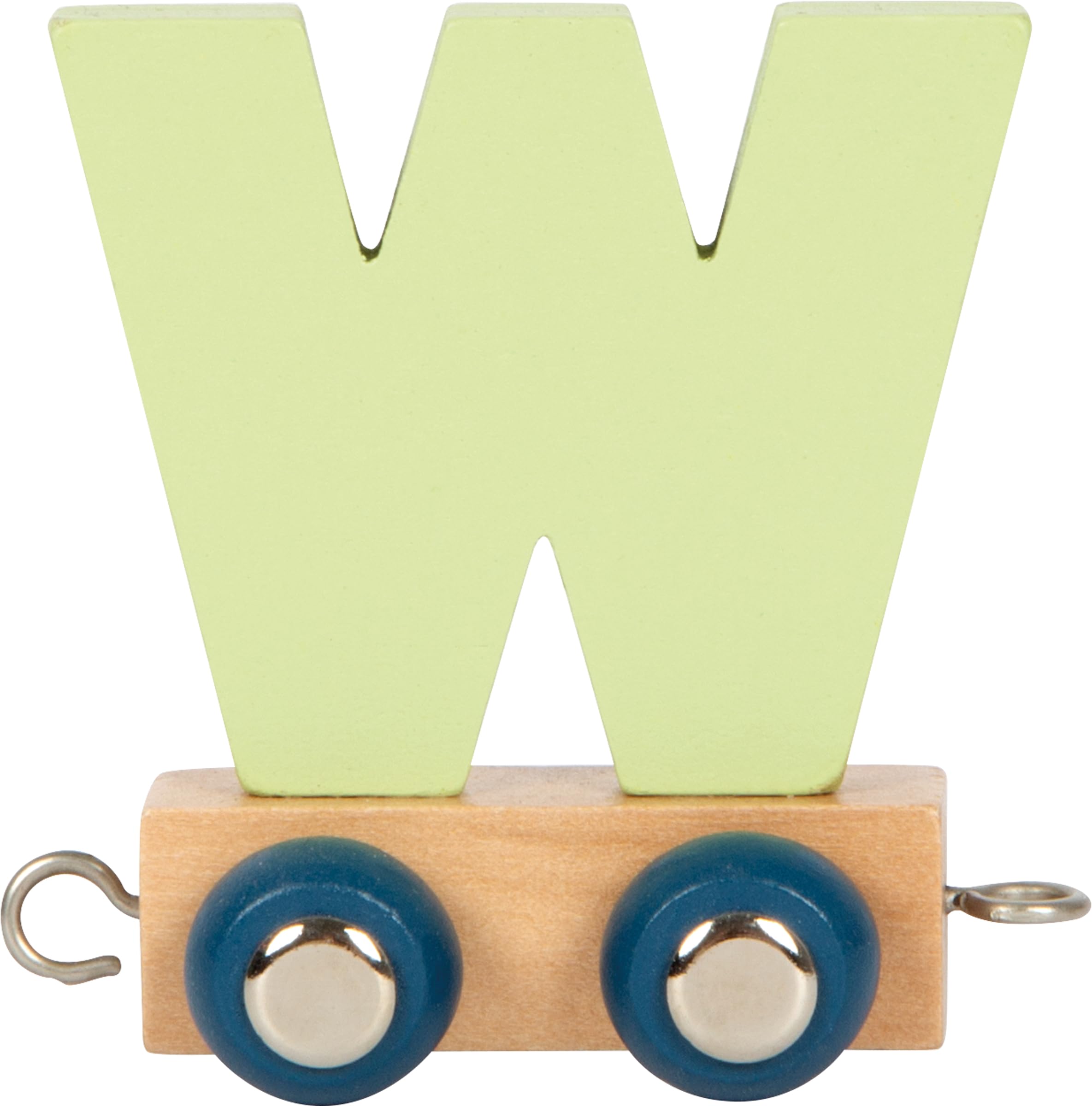 small foot Buchstabenzug Polar W aus Holz, Holzzug individuell kombinierbar, zum Dekorieren und Verschenken, 12593