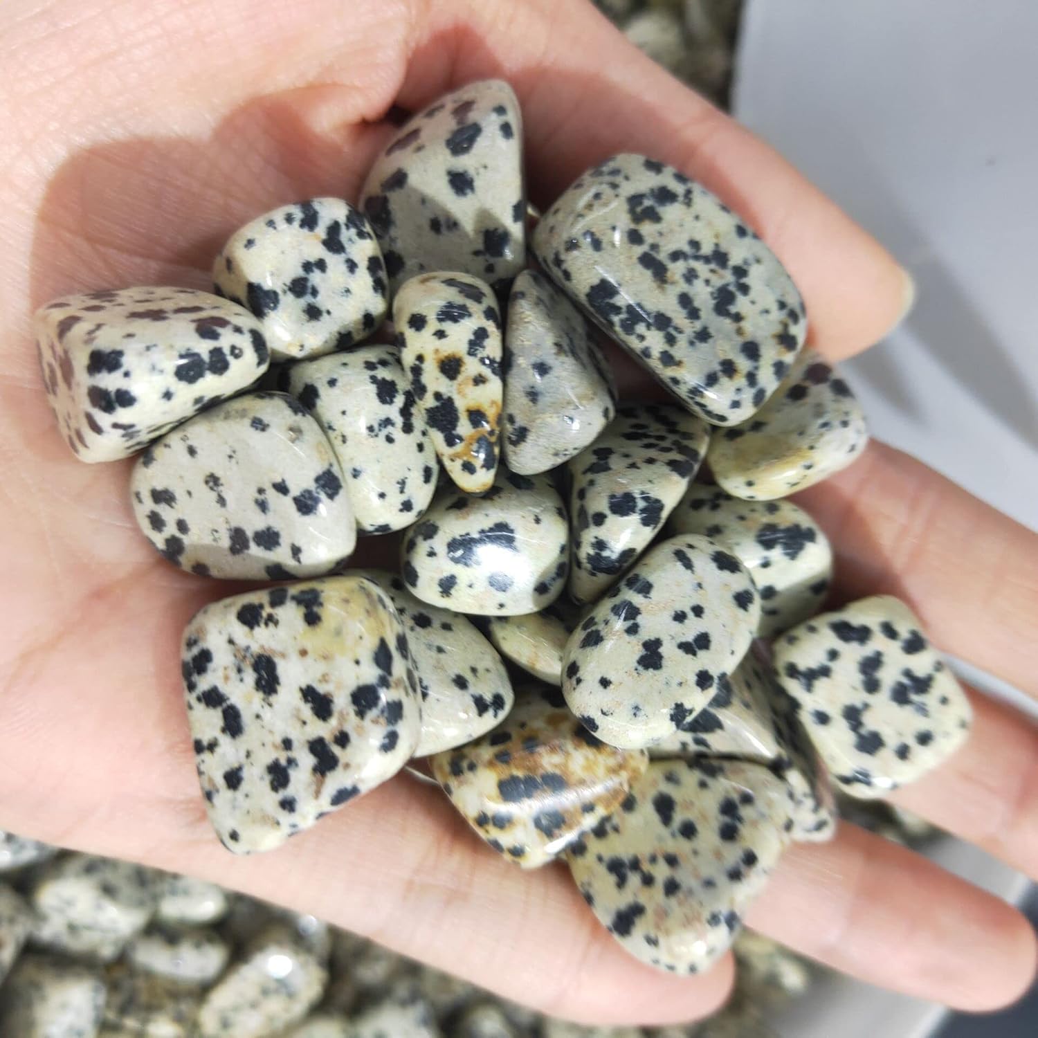 装飾用の宝石 マークストーン砂利ミネラルバルク捻挫クリスタルヒーリングレイキホームデコレーション魚タンク 結晶 (Size : 50
