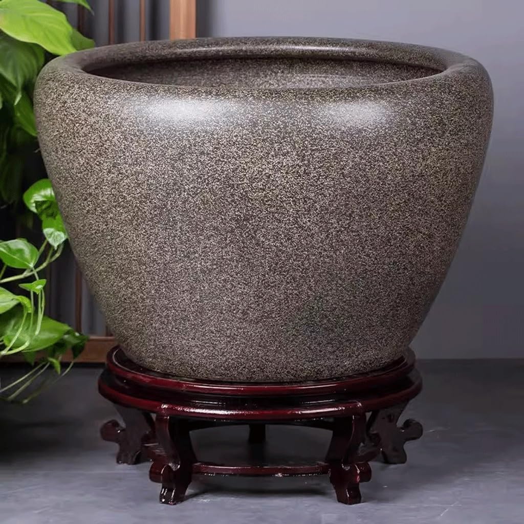 Akwarium ceramiczne akwarium złota rybka zbiornik lilia wodna umywalka lotos zbiornik żółw duży zbiornik na wodę umywalka salon dekoracje mały zbiornik na ryby (M)