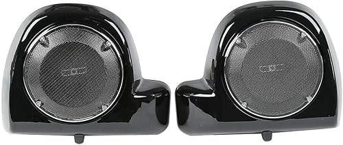 TCMT 6.5 "Altavoces guantera parrillas para Harley Touring inferior ventilado carenado Road King Street Glide Electra Glide Ultra-Classic 2014-2021