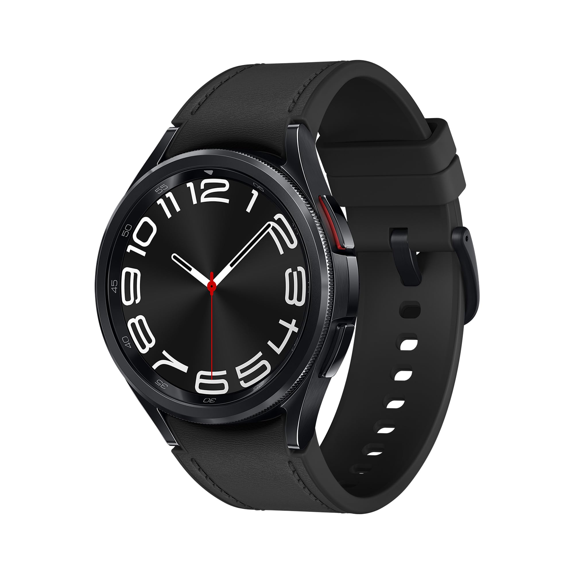 Samsung Galaxy Watch6 Classic Smart Watch, Fitness Tracker, Bluetooth, 43mm, Black, 3 Year Samsung Extended Warranty (UK Version)