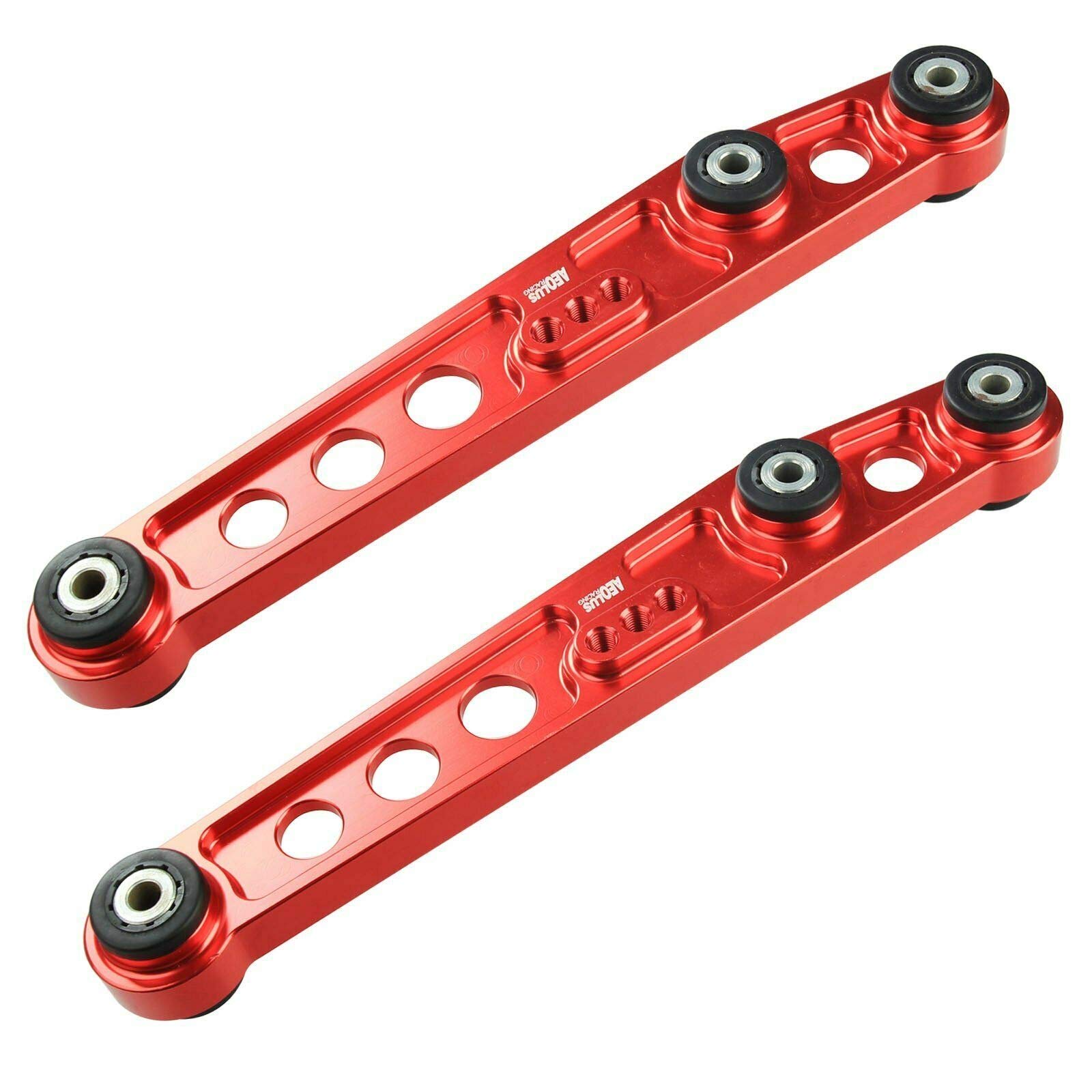 BLACKHORSE-RACING Rear Lower Suspension Control Arms Kit Compatible with 1992-1995 Honda Civic JDM E