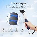 AMVR Handle Attachments Compatible with Meta/Oculus Quest 3 Controller Accessories, Controller Extension Grips for VR Game Gorilla Tag Long Arms Sticks,Beat Saber Handle(Not for Charging Dock)