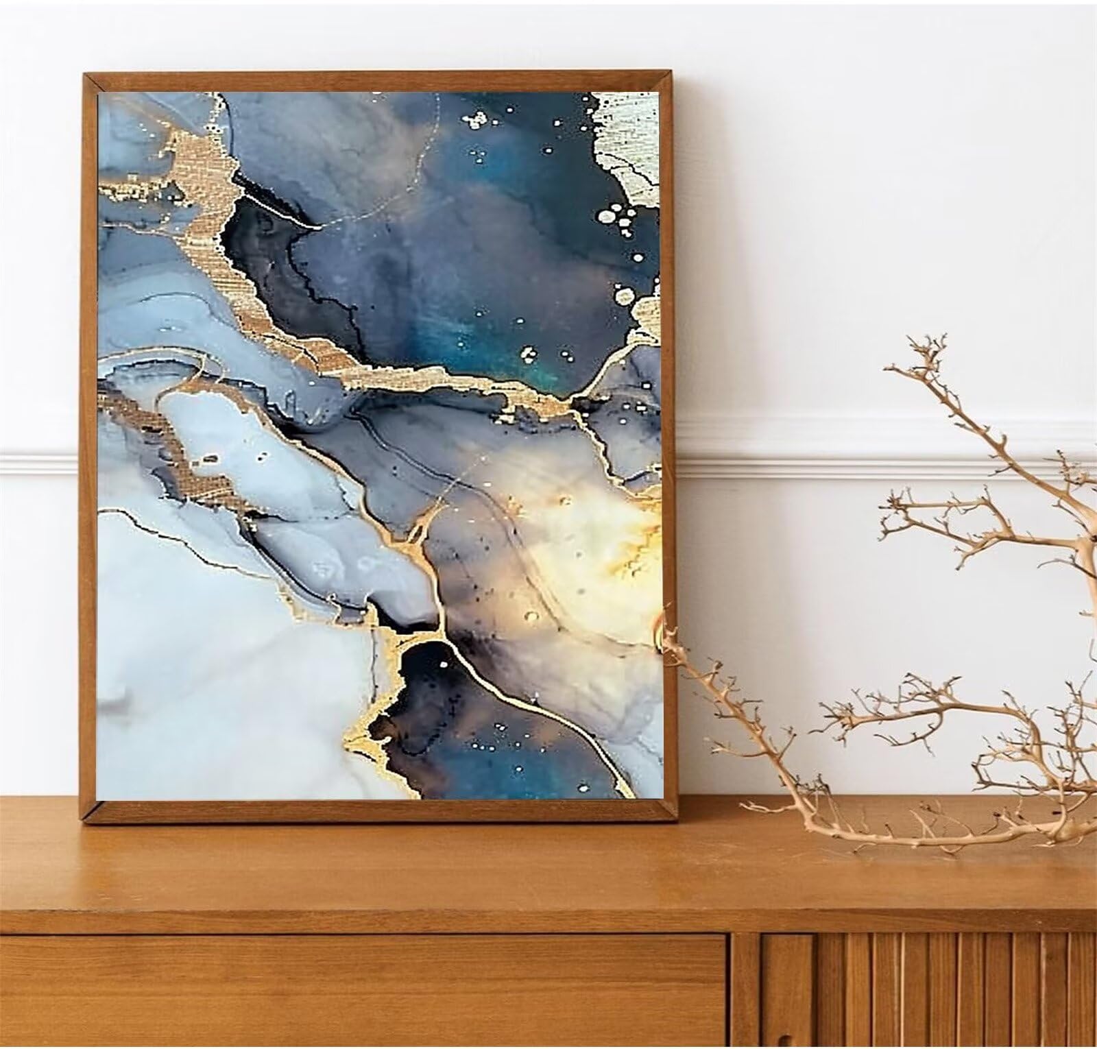 Peepezo Malen nach Zahlen Kinder Traum, Gold Geschenke für Mädchen Junge, Bastelset Kinder, Malen nach Zahlen | Malen nach Zahlen, Bastelset Mädchen 60x80cm (mit Rahmen)
