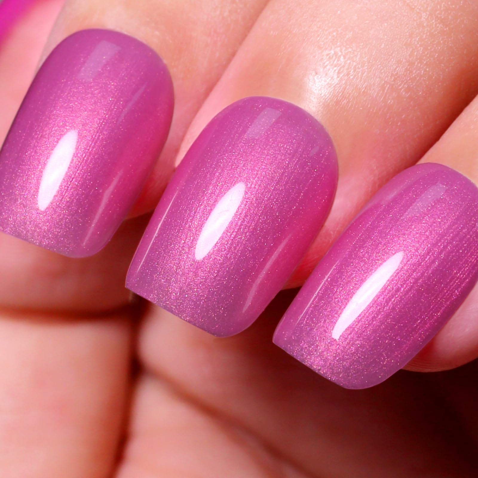 Ozzeal Iridescent Nude Mauve Pink Gel Nail Polish, 15ML Sparkle Shimmer Glitter, Soak Off LED UV Gel Nail Polish for Art DIY Manicure — view 97