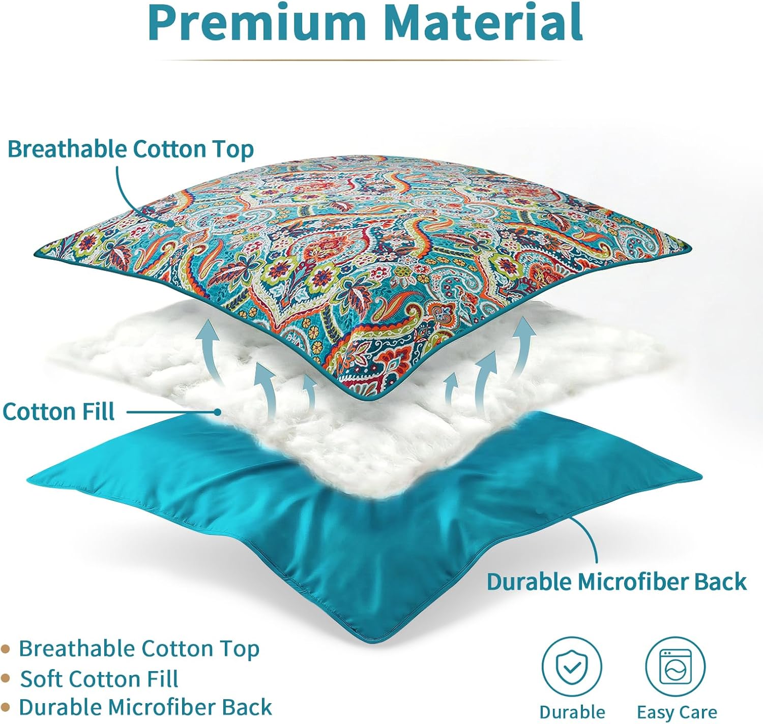 TWINRUN Cotton Quilt King, 3 Pieces Cotton King Quilt Bedding Set (98 x 106 Inch) for Fall Bedding, Lightweight Bedspreads King Size for Bed, Floral Coverlet for All Seasons - Image 3