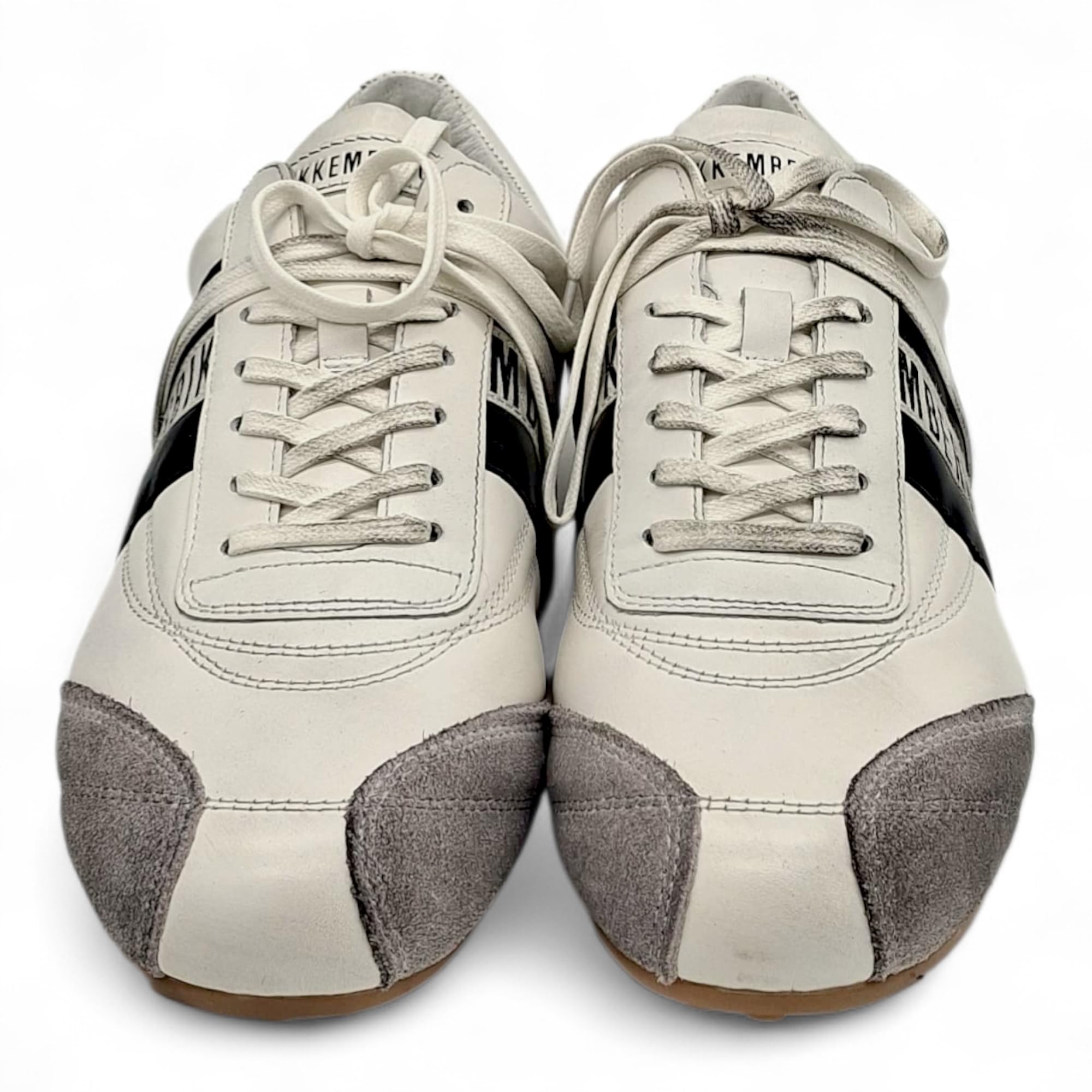 Bikkembergs - Sneakers Uomo in Pelle Liscia con Logo Laterale. Scarpe Casual Sportive, Comfort Quotidiano