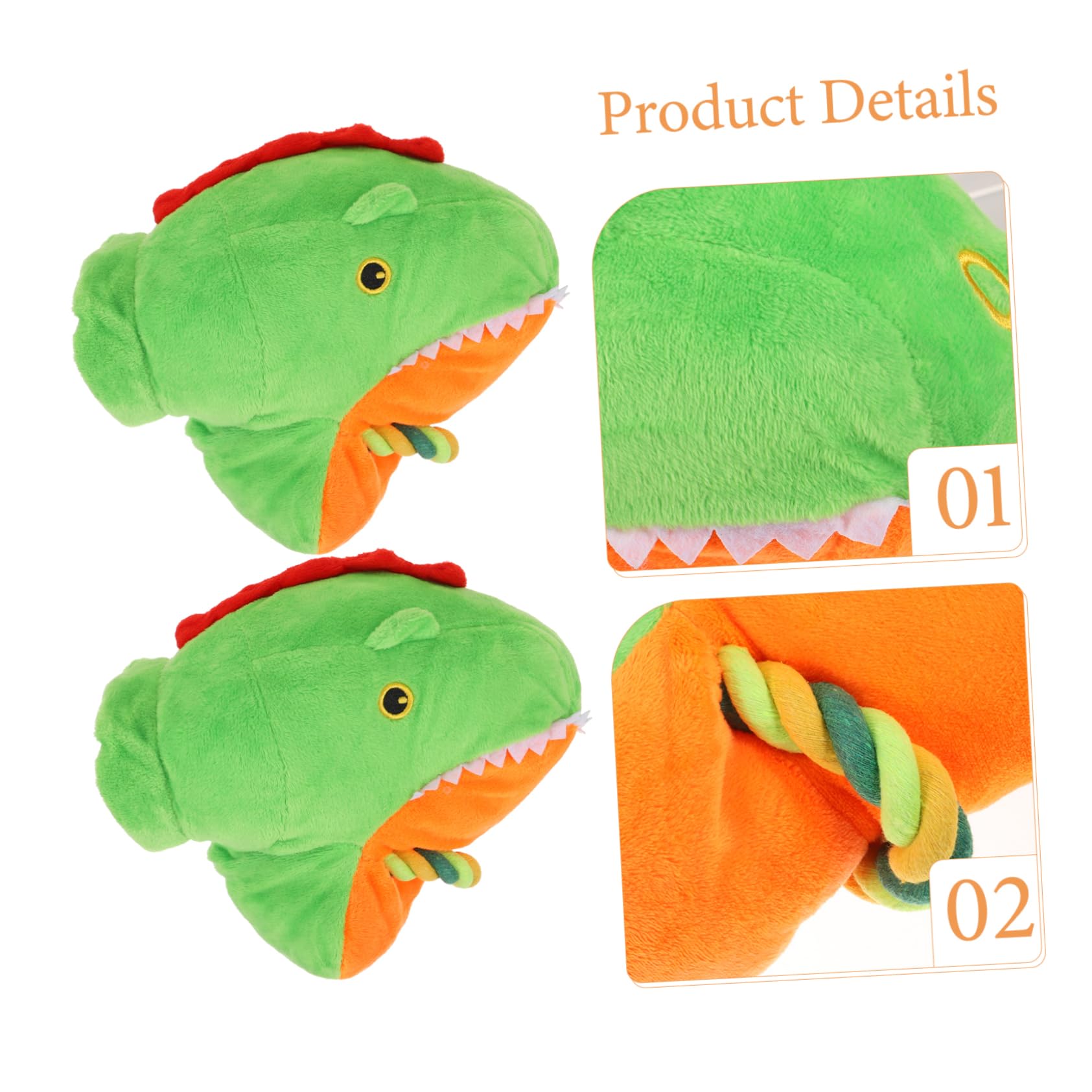 Kisangel 2 Piezas Suministros Mascotas Dog Toys Protector Hombro pájaro Juguetes para Mascotas Peluche Juguete para morder Perros Juguete para Masticar Mascotas el
