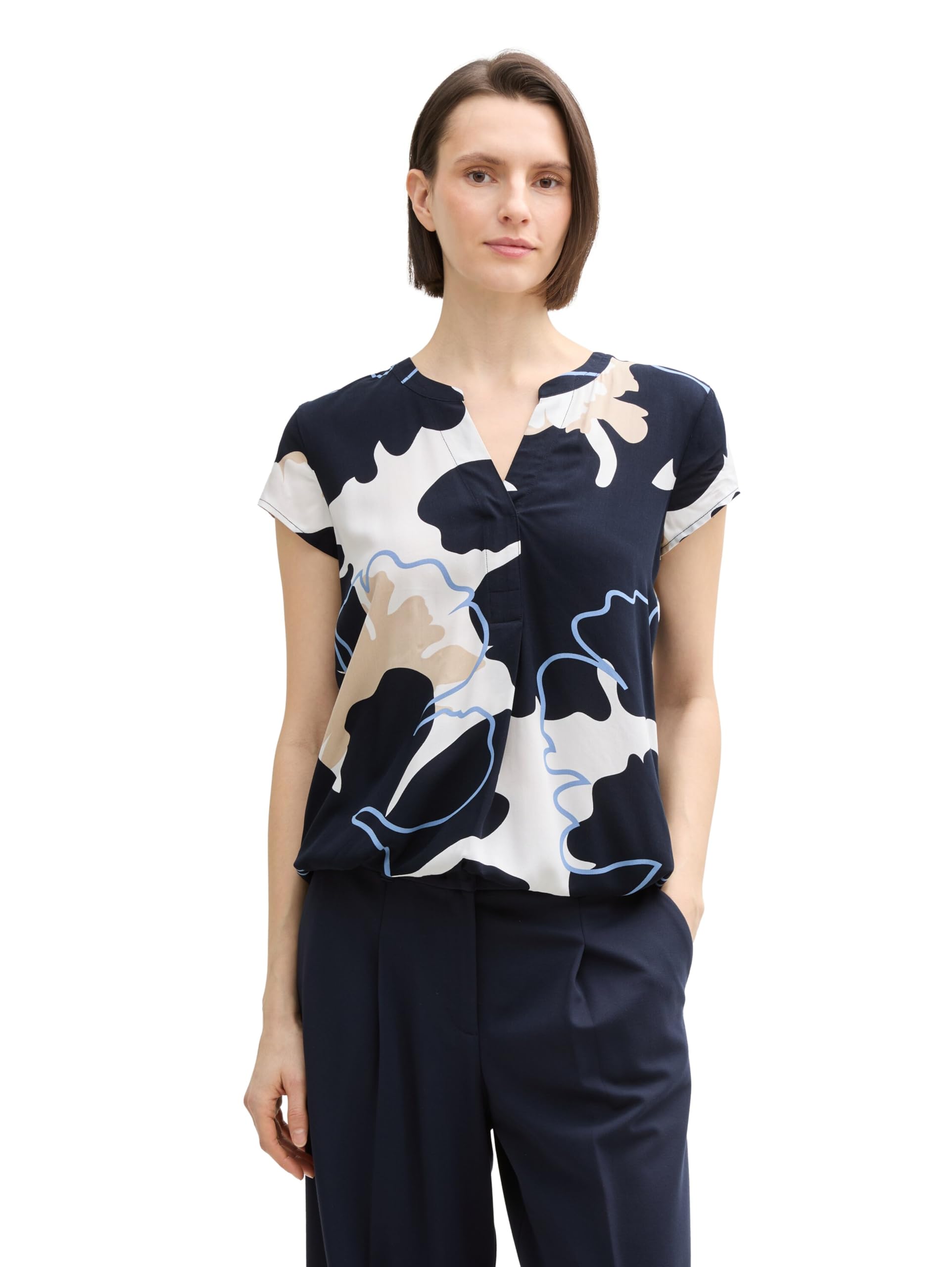 Tom Tailor Damen Bluse mit Muster