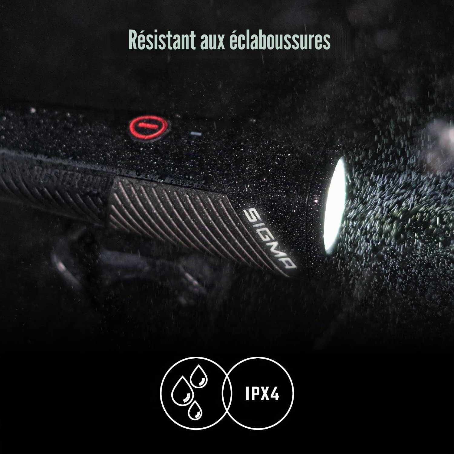 SIGMA Buster 800 | Lampe de vélo Rechargeable par USB C avec Cinq Modes d'éclairage | Lampe de vélo à LED puissante avec Une portée de 170 mètres et 30 Heures d'éclairage Maximum