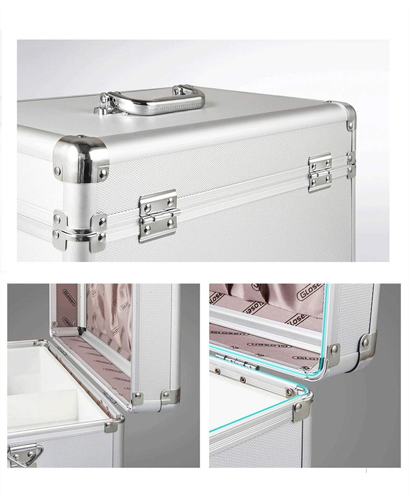 MRKU Trousse de Premiers Secours familiale, Armoire à Pharmacie Portable, Armoire de Rangement verrouillable pour médicaments, Urgence