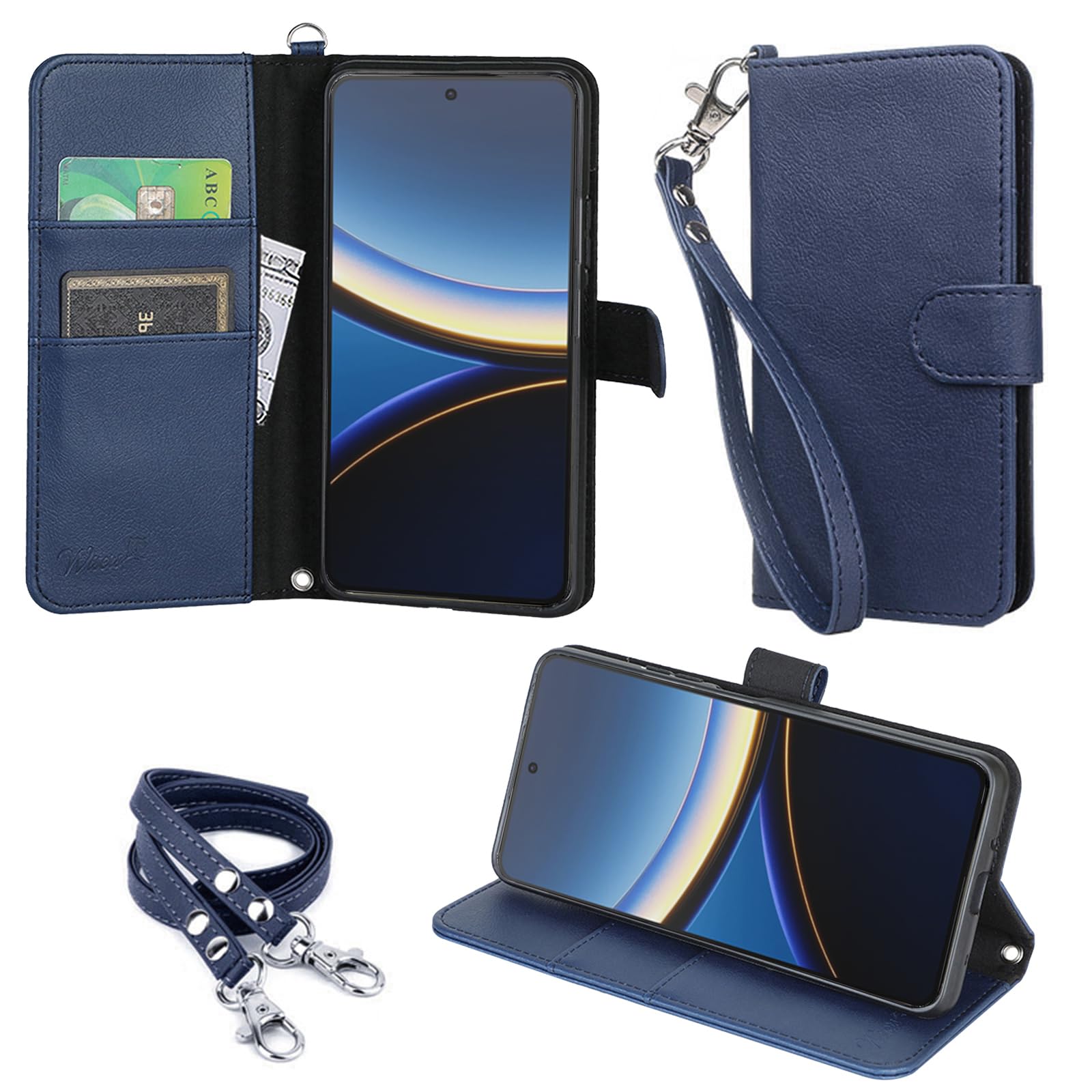 Amazon.co.jp: wisers Xiaomi POCO F7 ケース 手帳型 スマホケース