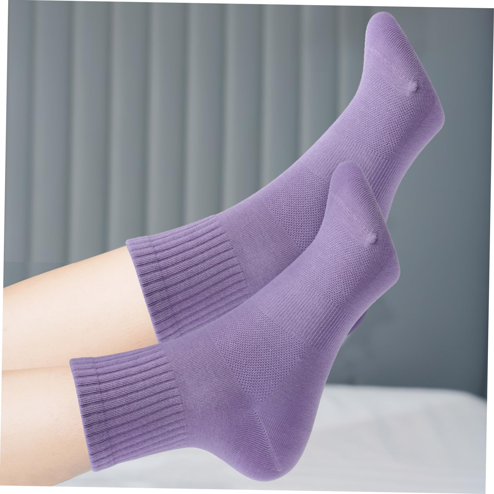 Gatuida 10pares Calcetines De Algodón Para Mujer Altos y Acolchados Para Deportes y Senderismo Confección