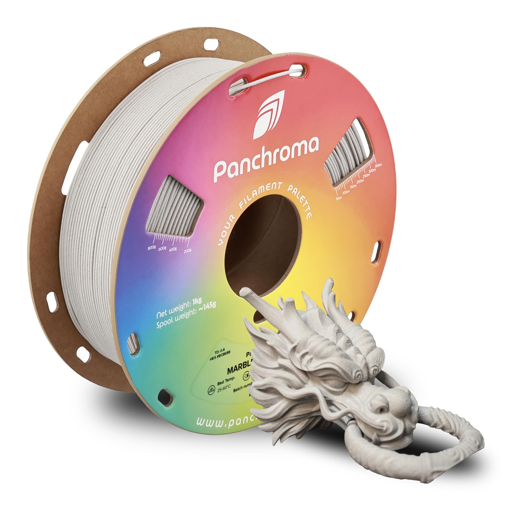 Amazon.com: Polymaker Panchroma Marble PLA Filament, Marble